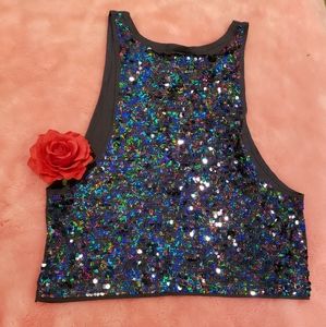 VS PINK sequin back tank